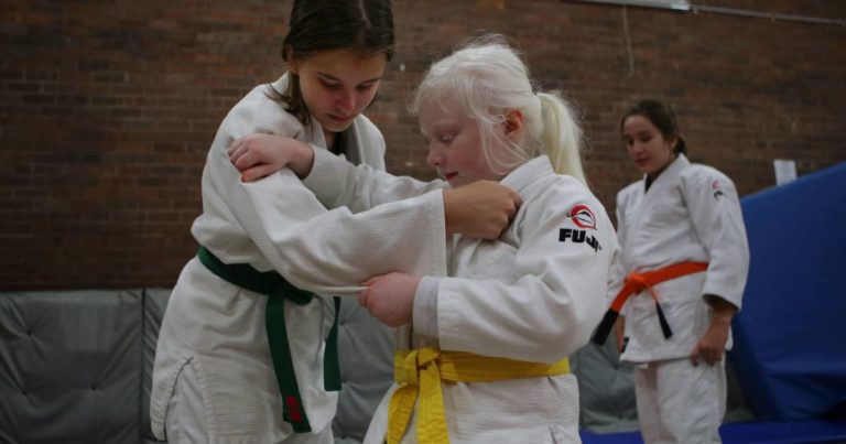 Sutherland Judo Club’s Sophie Weaver graded to yellow belt